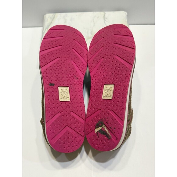 Ariat Women’s Size US 8B Cowgirl Rugged West Cactus Print Cruiser Shoes Suede - Picture 11 of 13